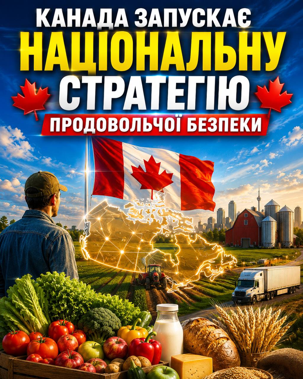 🇨🇦🟢Канада запускає Національну стратегію продовольчої безпеки